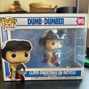 Funko Pop Dumb and Dumber Lloyd Christmas with Black Helmet